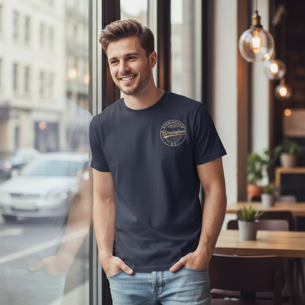 Birmingham - T-Shirt - B3 Vintage Stamp Design