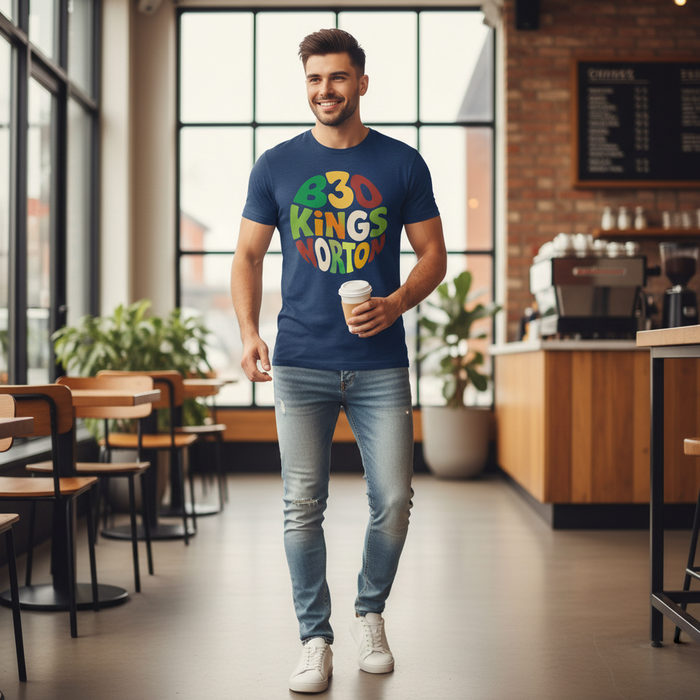 Kings Norton - T-Shirt - Colour Burst Design