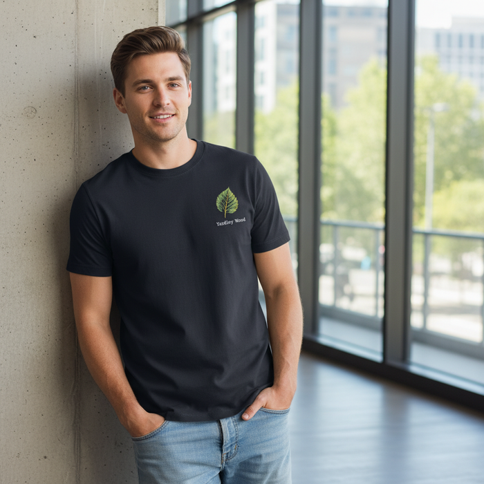 Yardley Wood - T-Shirt - Minimal Cool Design - Leaf