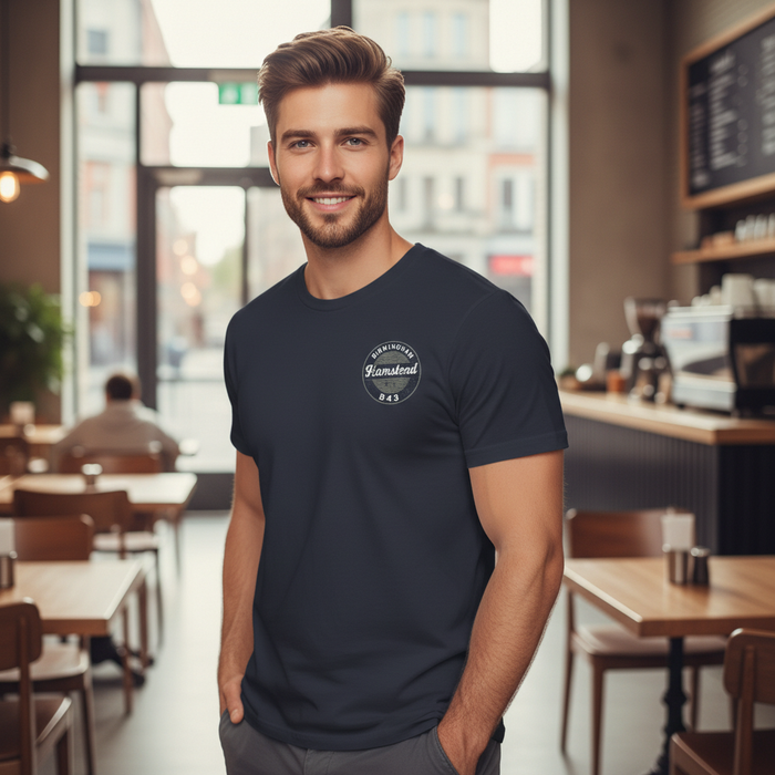 Hamstead - T-Shirt - B43 Vintage Stamp Design
