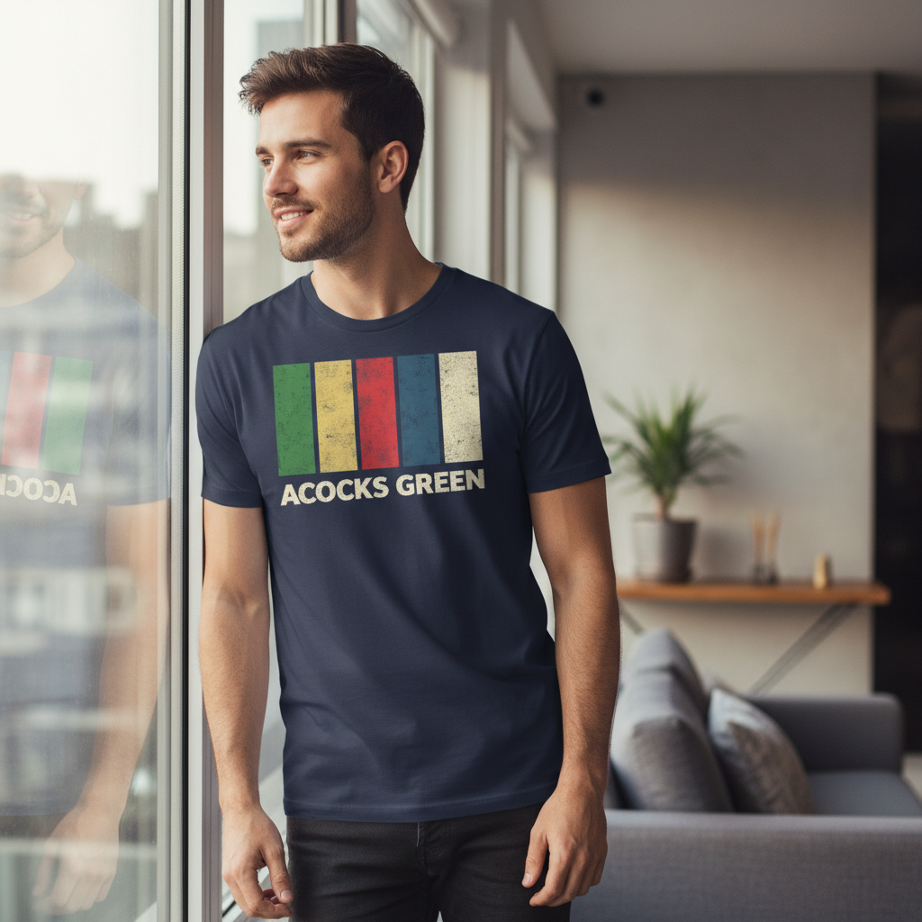 Acocks Green - T-Shirt - Colour Block Design