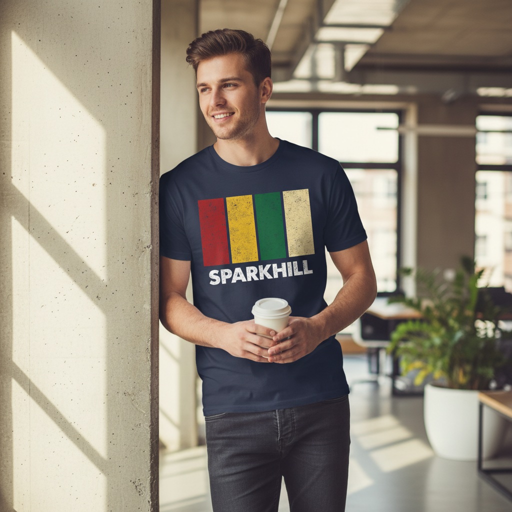 Sparkhill - T-Shirt - Colour Block Design