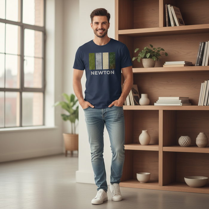 Newton - T-Shirt - Colour Block Design
