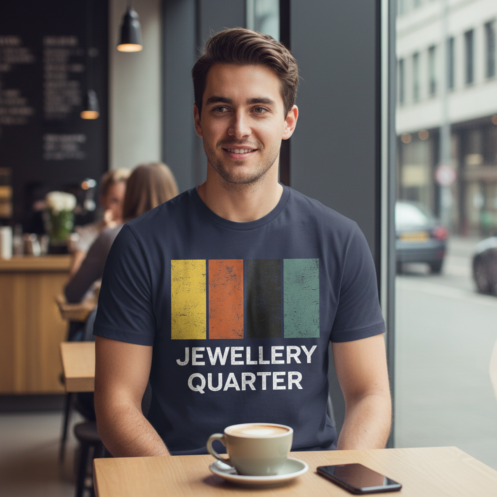 Jewellery Quarter - T-Shirt - Colour Block Design