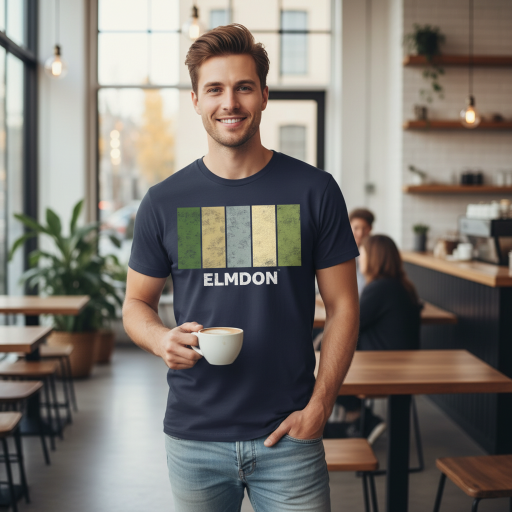 Elmdon - T-Shirt - Colour Block Design