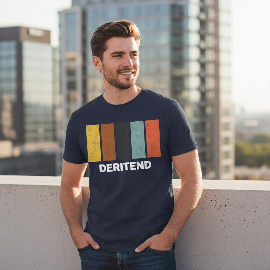 Deritend - T-Shirt - Colour Block Design