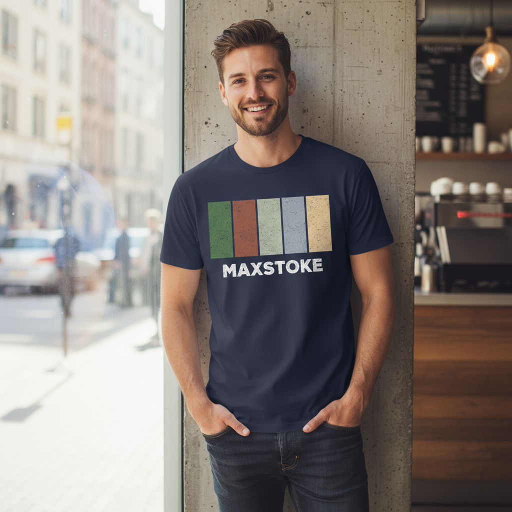 Maxstoke - T-Shirt - Colour Block Design