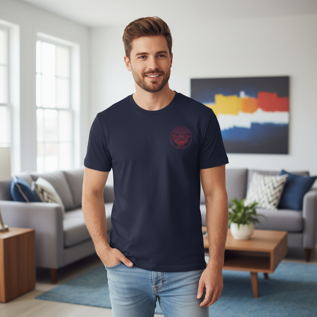 Rubery - T-Shirt - B45 Vintage Stamp Design