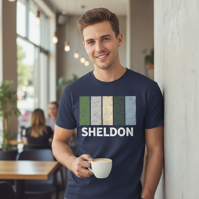 Sheldon - T-Shirt - Colour Block Design
