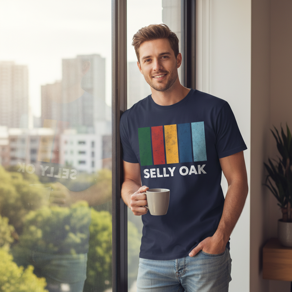 Selly Oak - T-Shirt - Colour Block Design