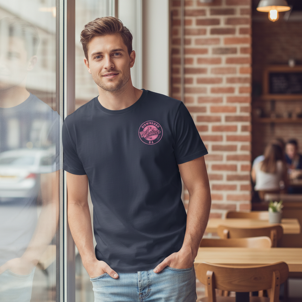 Aston - T-Shirt - B6 Vintage Stamp Design