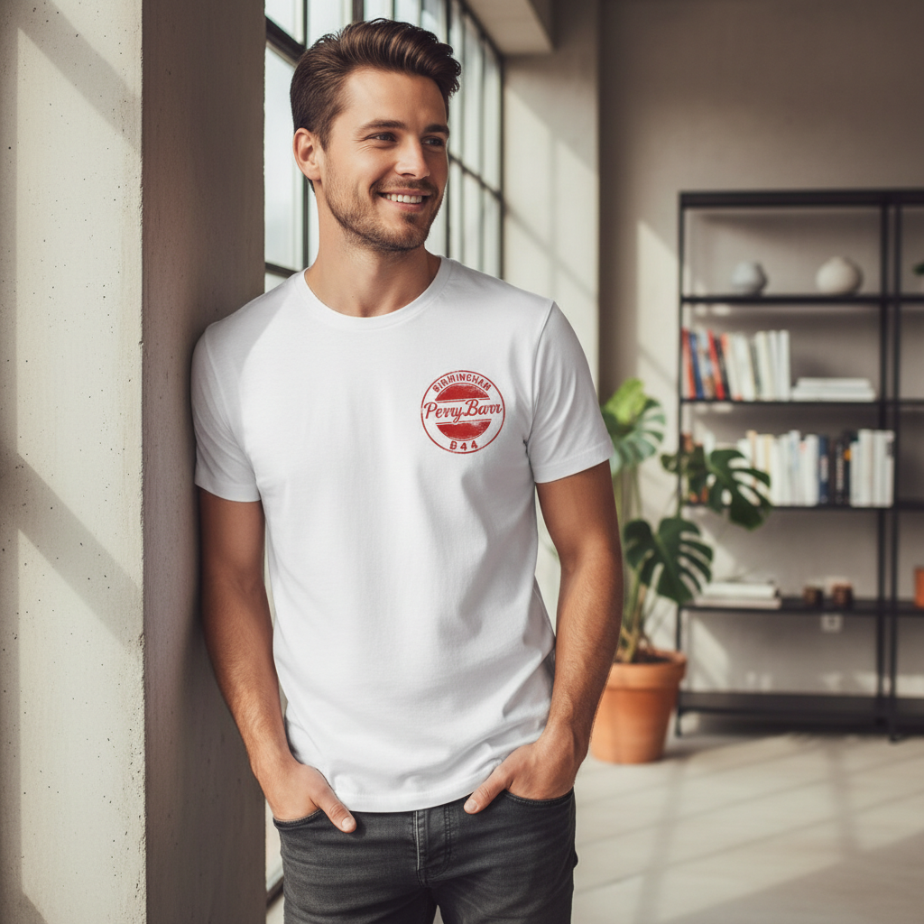Perry Barr - T-Shirt - B44 Vintage Stamp Design