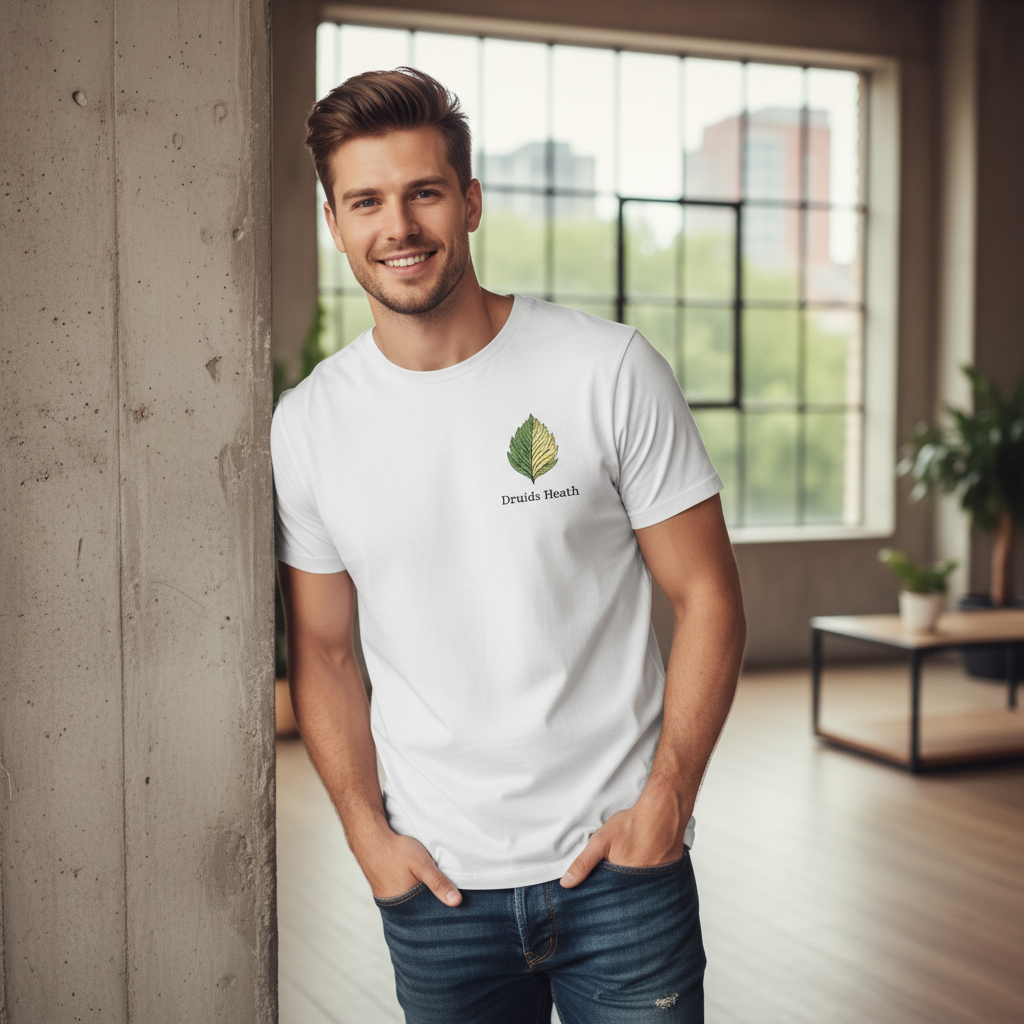 Druids Heath - T-Shirt - Bold Indie Design - Leaf
