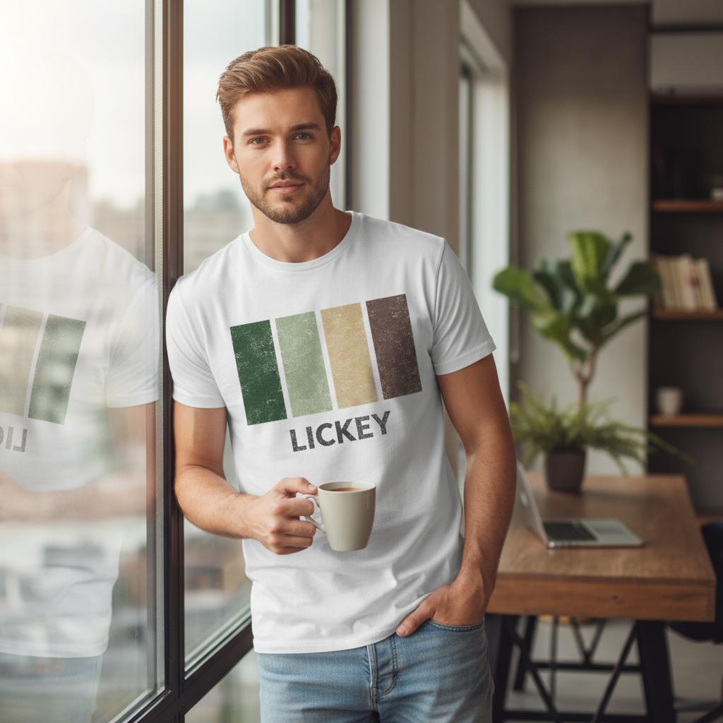 Lickey - T-Shirt - Colour Block Design