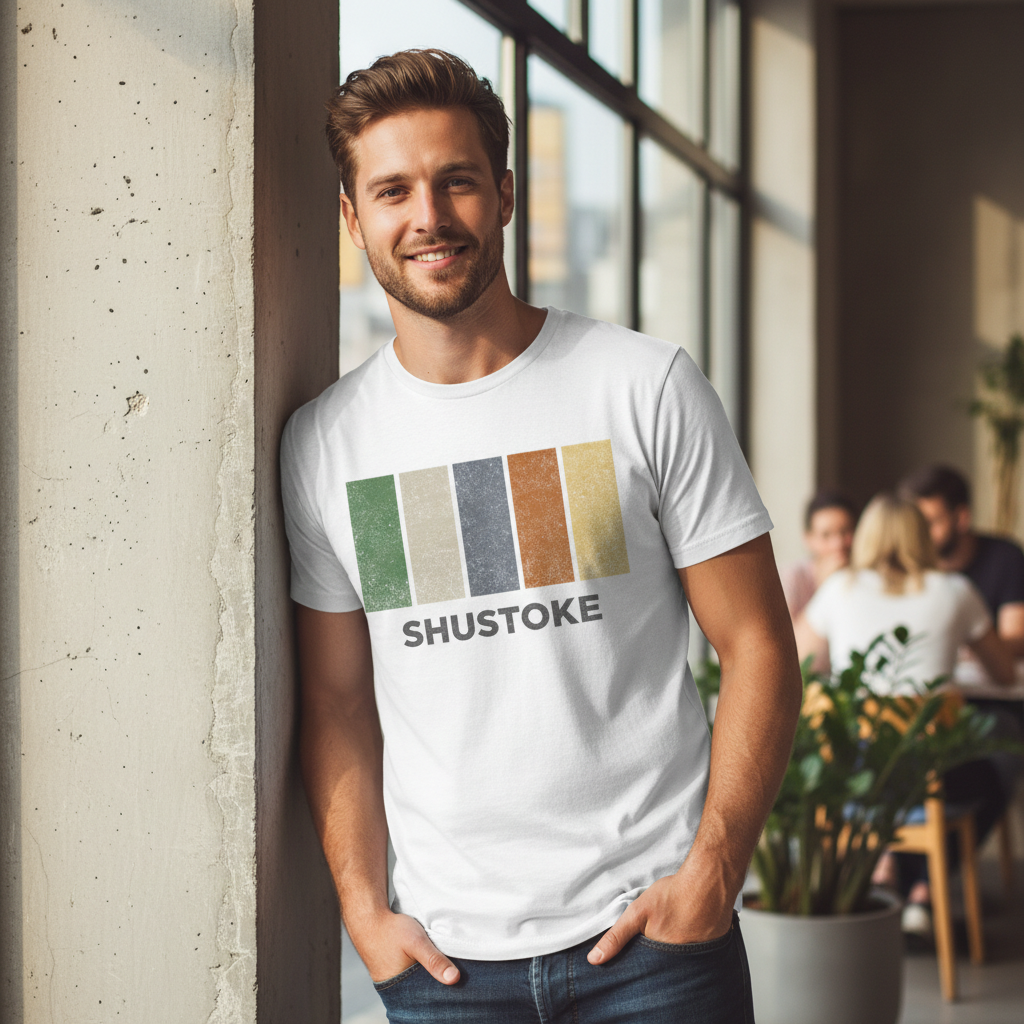 Shustoke - T-Shirt - Colour Block Design