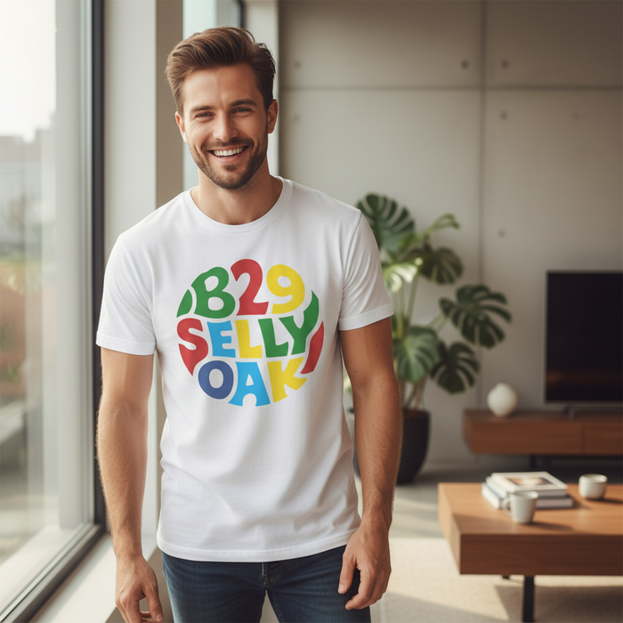 Selly Oak - T-Shirt - Colour Burst Design
