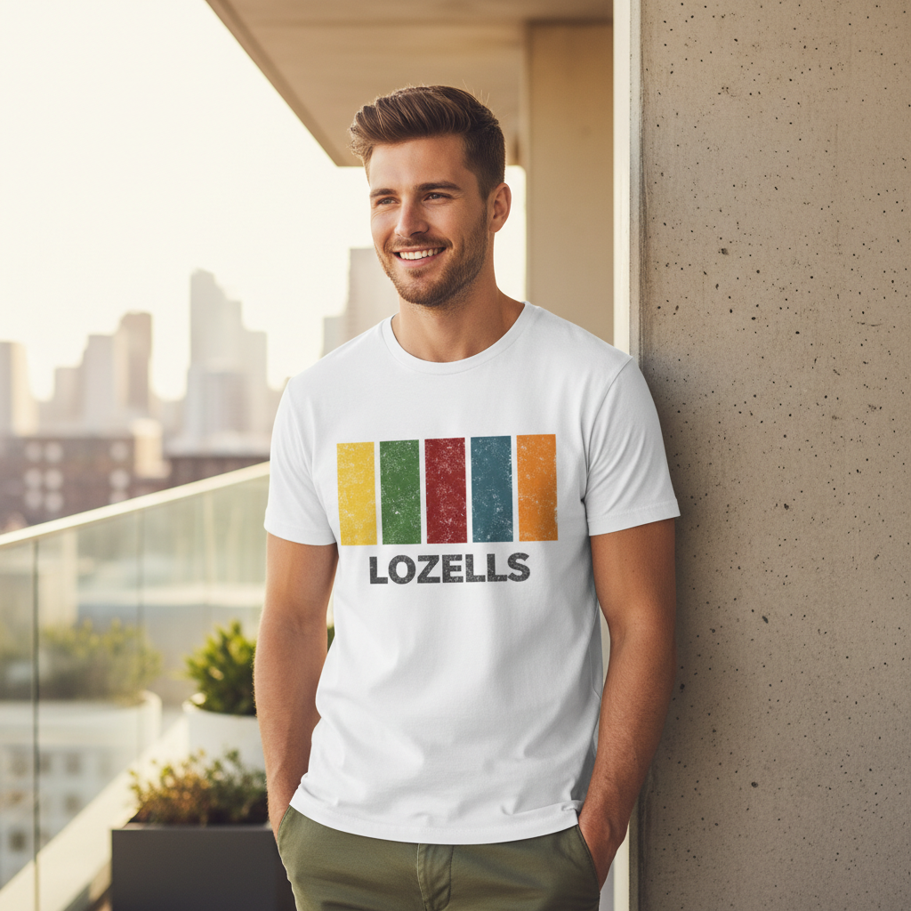 Lozells - T-Shirt - Colour Block Design