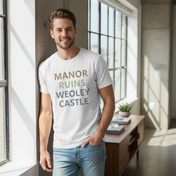 Weoley Castle - T-Shirt - Minimal Type Stack Design