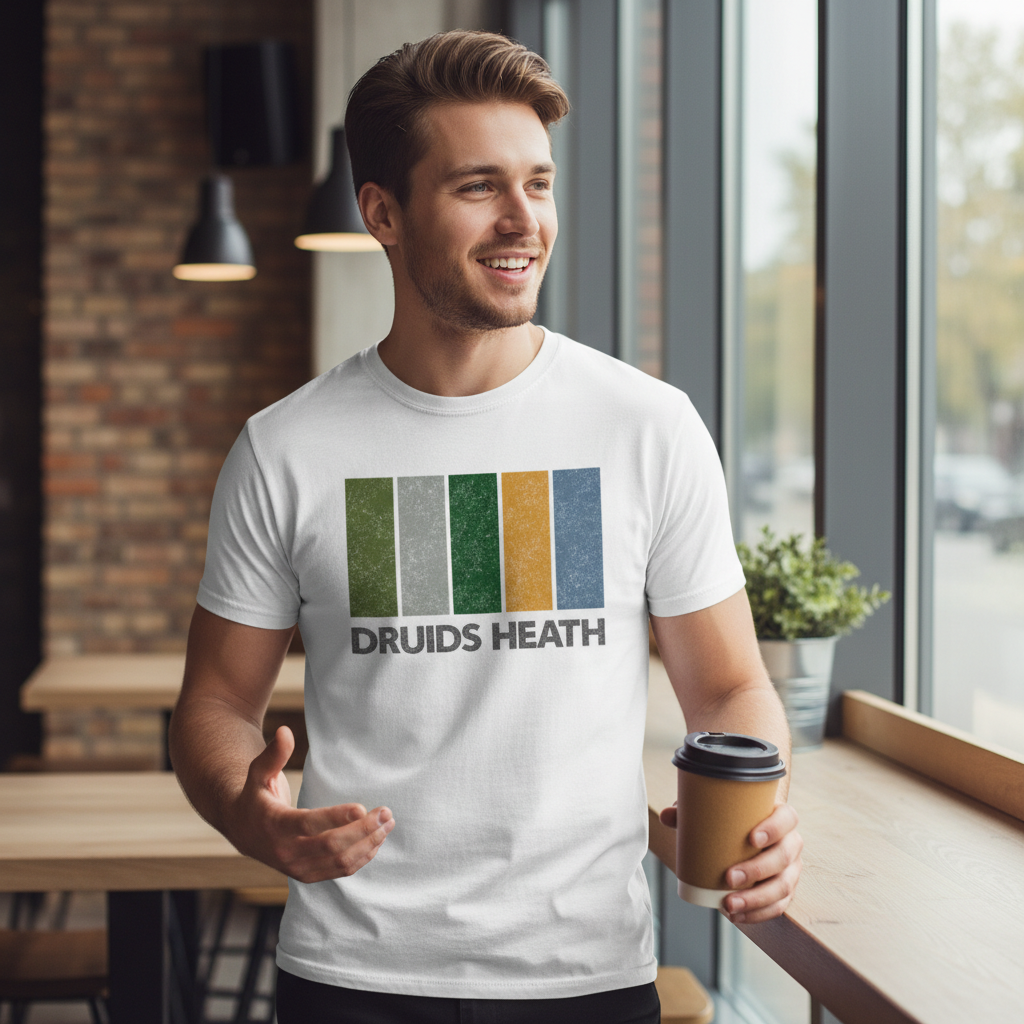 Druids Heath - T-Shirt - Colour Block Design