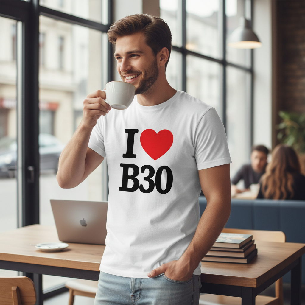 Cotteridge - T-Shirt - I heart B30 Design