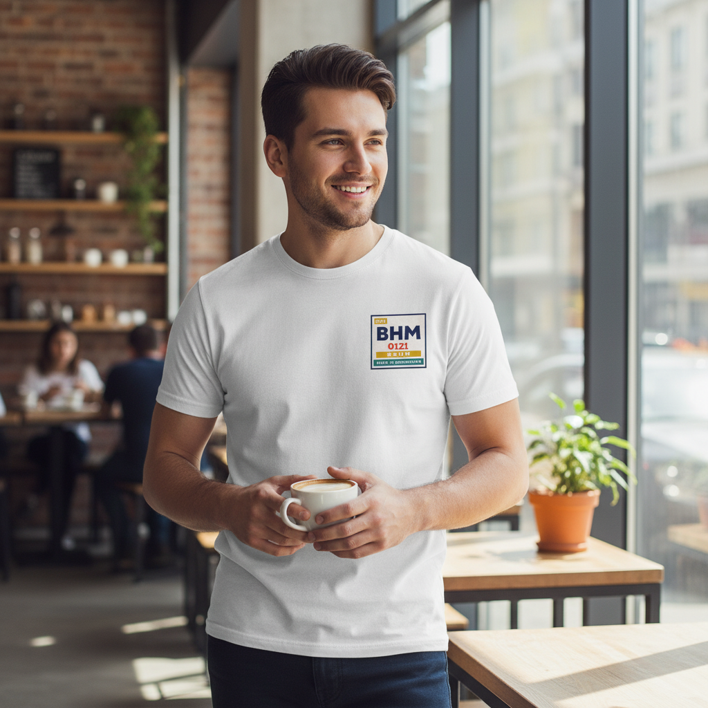 Birmingham - T-Shirt - BHM 0121 Periodic Element Badge