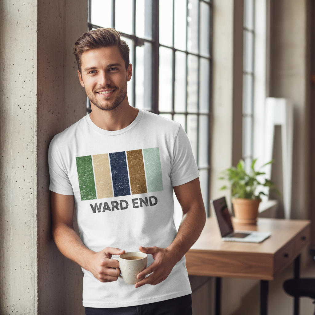Ward End - T-Shirt - Colour Block Design