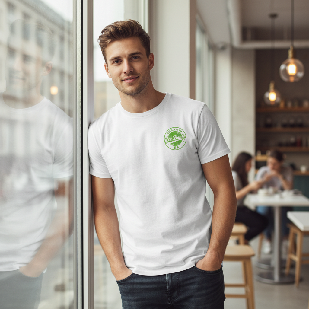 Lee Bank - T-Shirt - B5 Vintage Stamp Design