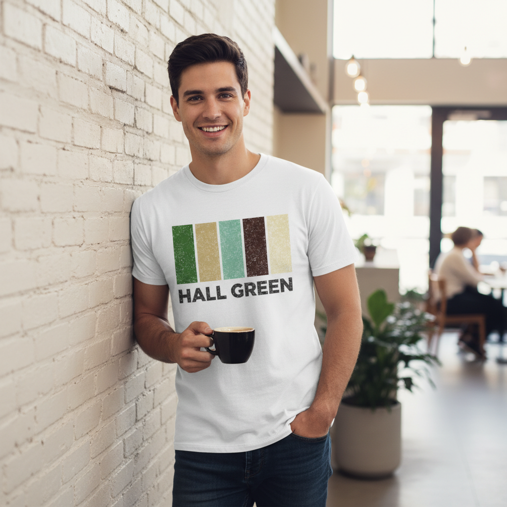 Hall Green - T-Shirt - Colour Block Design
