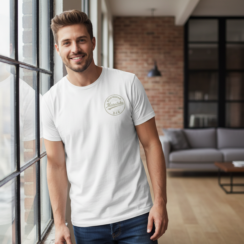 Maxstoke - T-Shirt - B46 Vintage Stamp Design