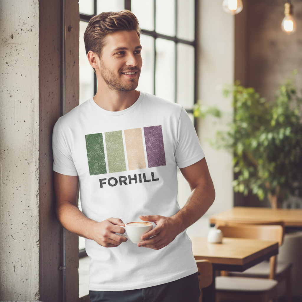 Forhill - T-Shirt - Colour Block Design