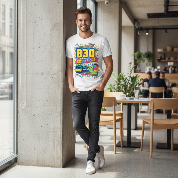 Cotteridge - T-Shirt - Playful Neon Vibe Design