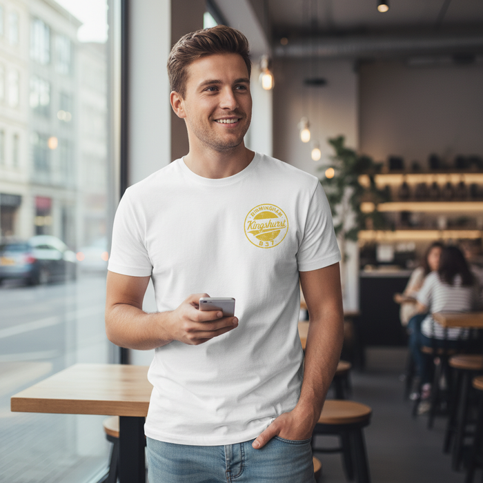 Kingshurst - T-Shirt - B37 Vintage Stamp Design