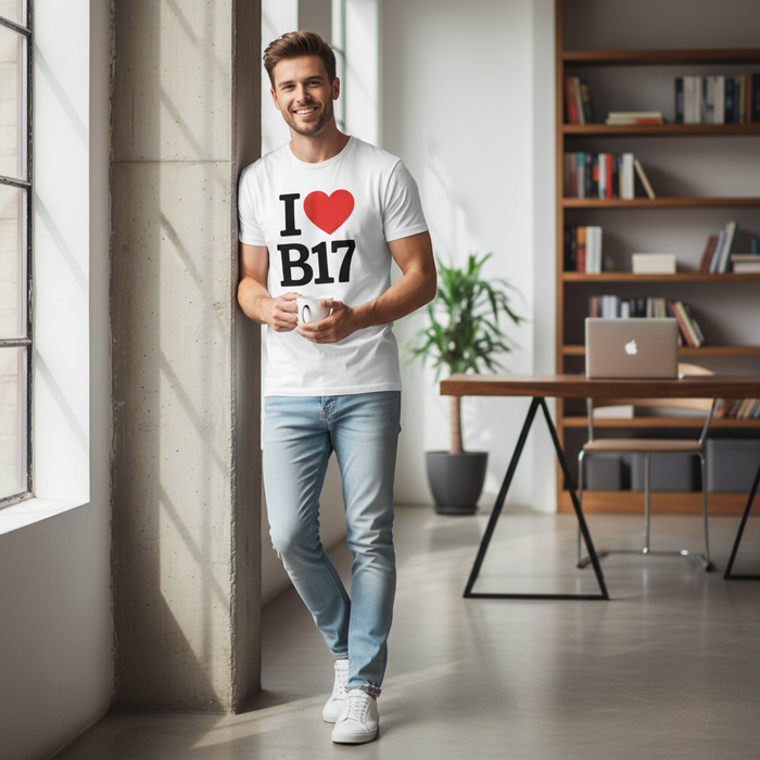 Harborne - T-Shirt - I heart B17 Design