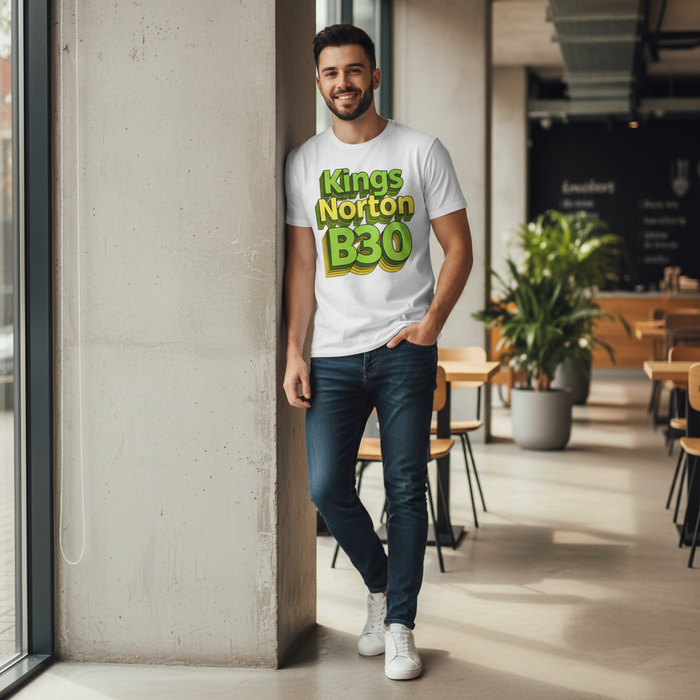 Kings Norton - T-Shirt - Bold 3D Type Design