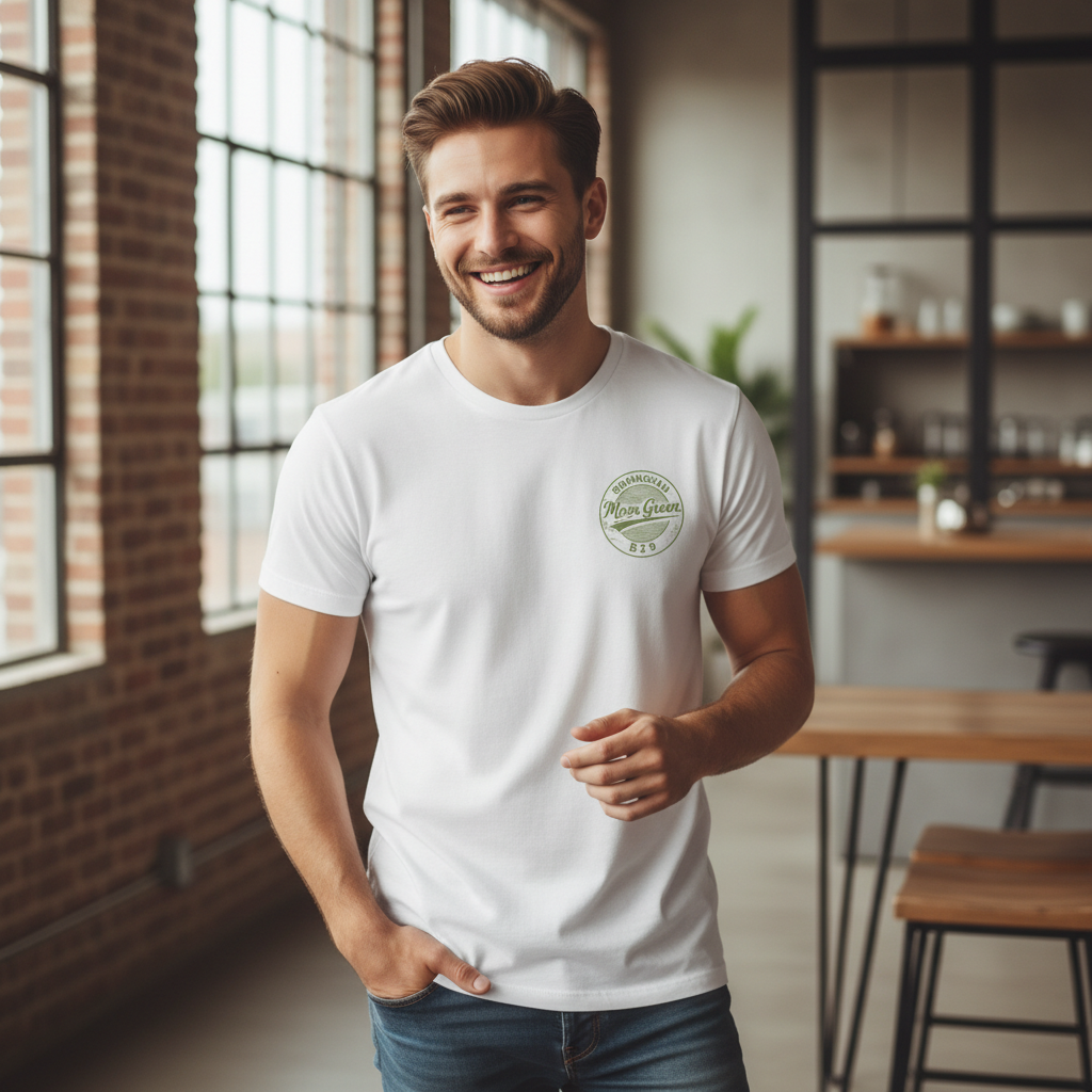 Moor Green - T-Shirt - B29 Vintage Stamp Design