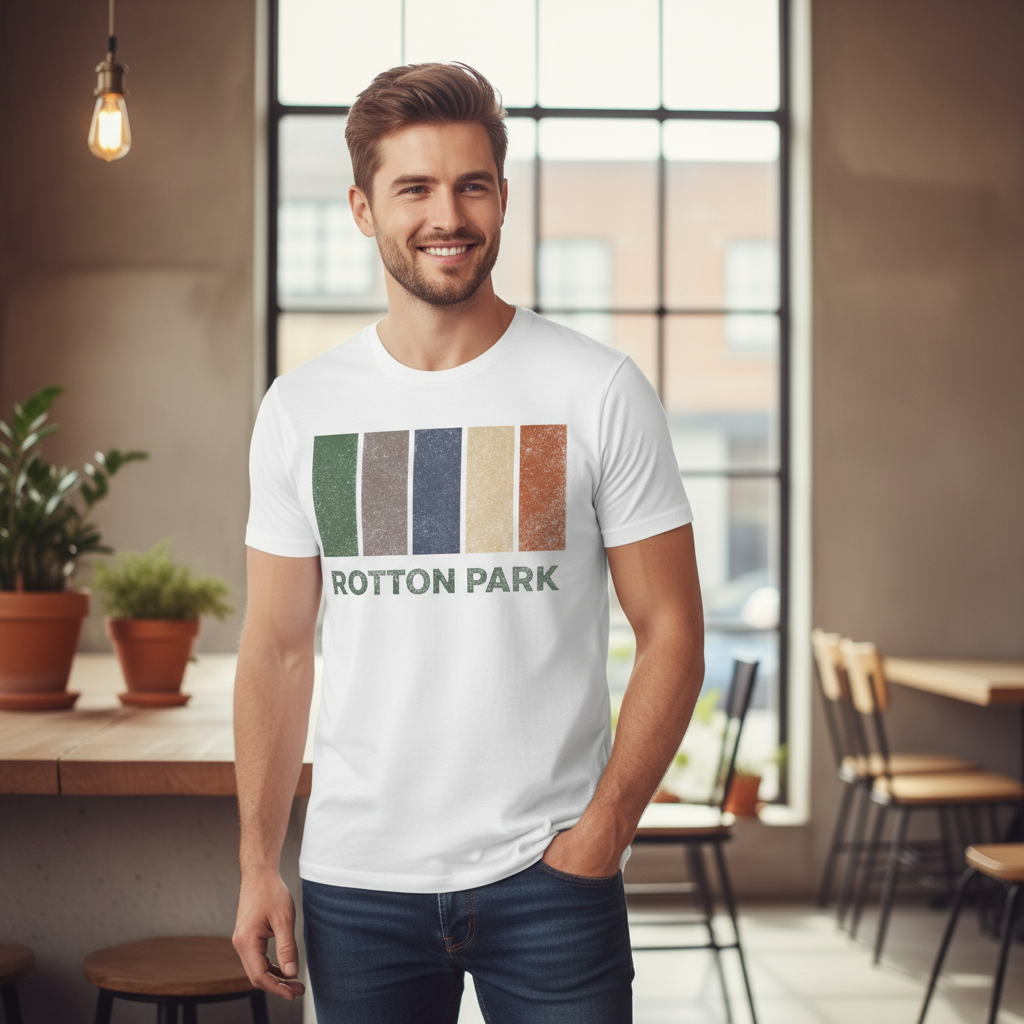 Rotton Park - T-Shirt - Colour Block Design