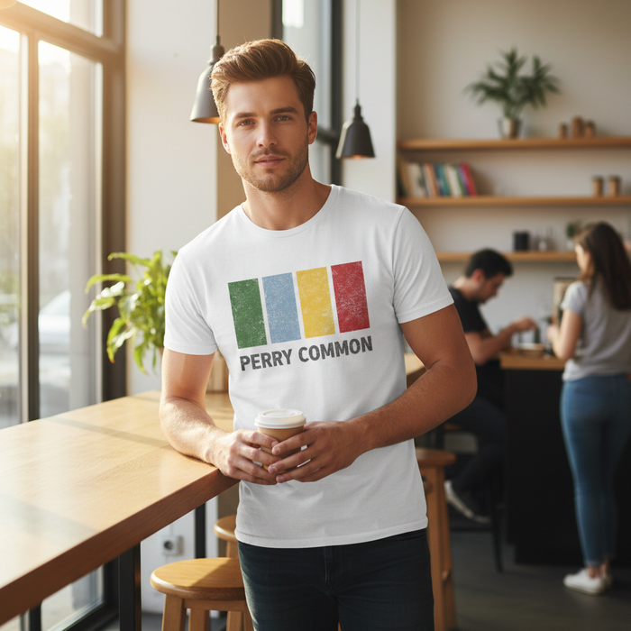 Perry Common - T-Shirt - Colour Block Design