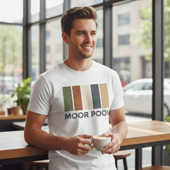 Moor Pool - T-Shirt - Colour Block Design