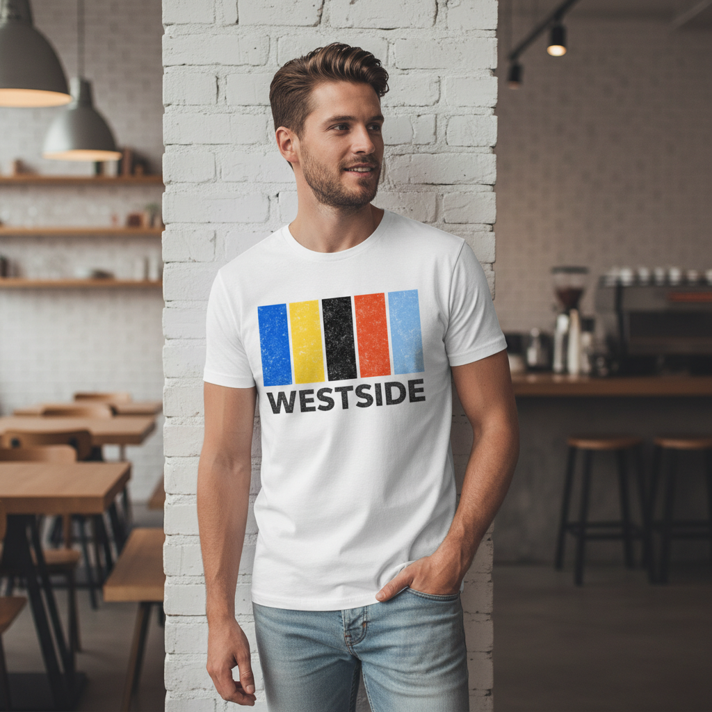 Westside - T-Shirt - Colour Block Design