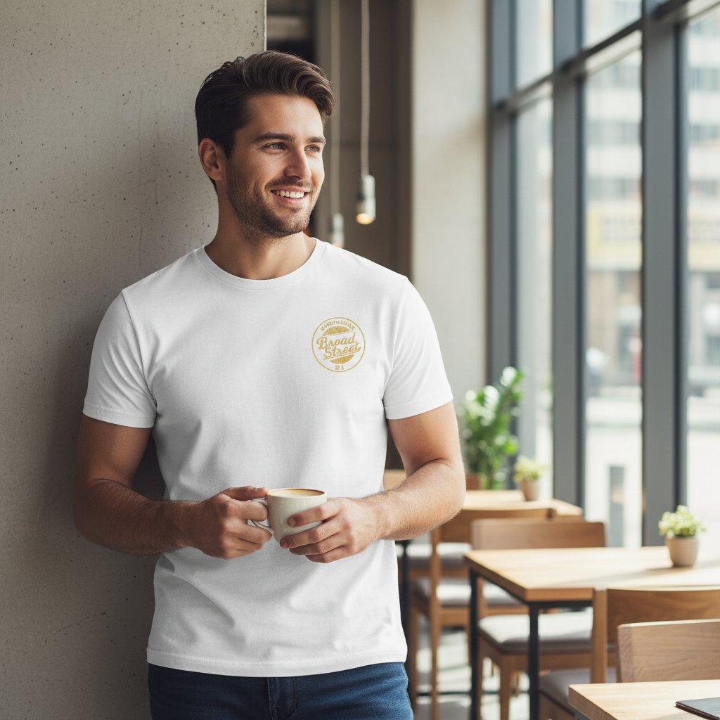 Broad Street - T-Shirt - B1 Vintage Stamp Design