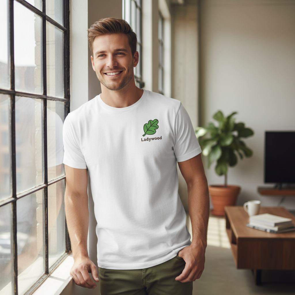 Ladywood - T-Shirt - Bold Indie Design - Leaf