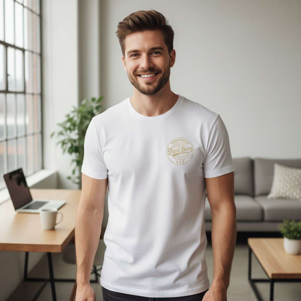 Great Barr - T-Shirt - B43 Vintage Stamp Design