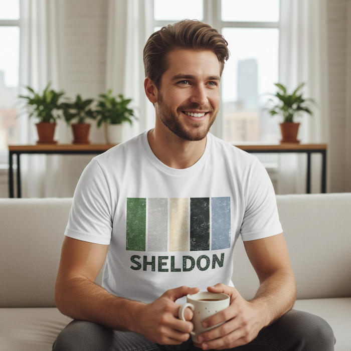 Sheldon - T-Shirt - Colour Block Design