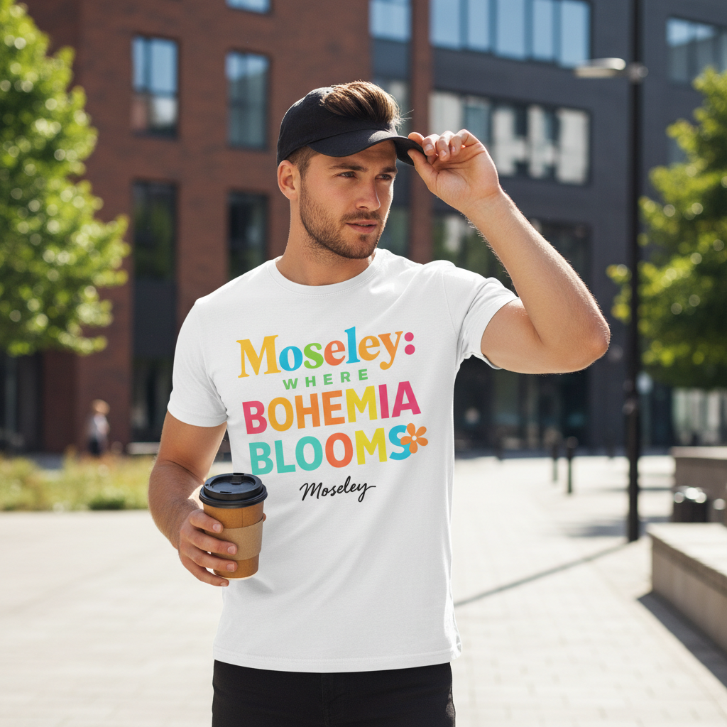 Moseley - T-Shirt - Say it…Moseley Design