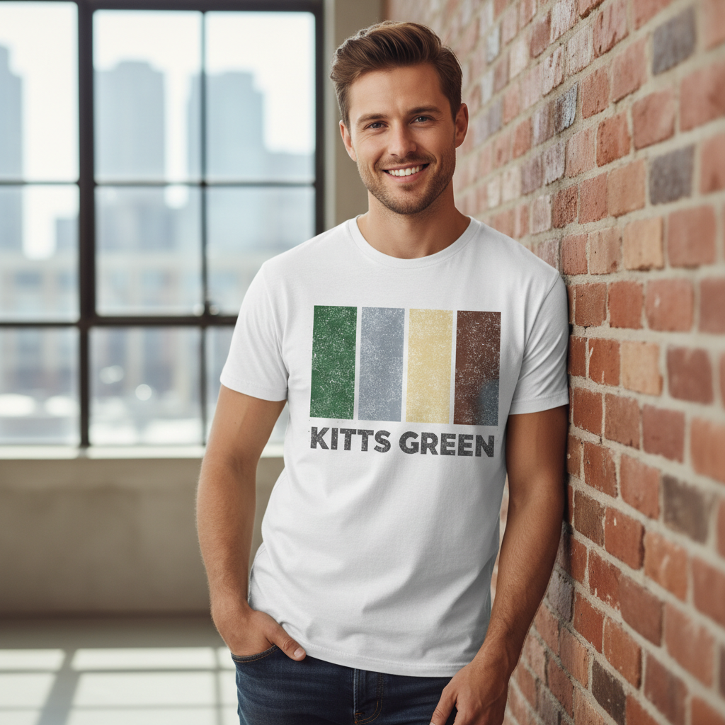 Kitts green - T-Shirt - Colour Block Design