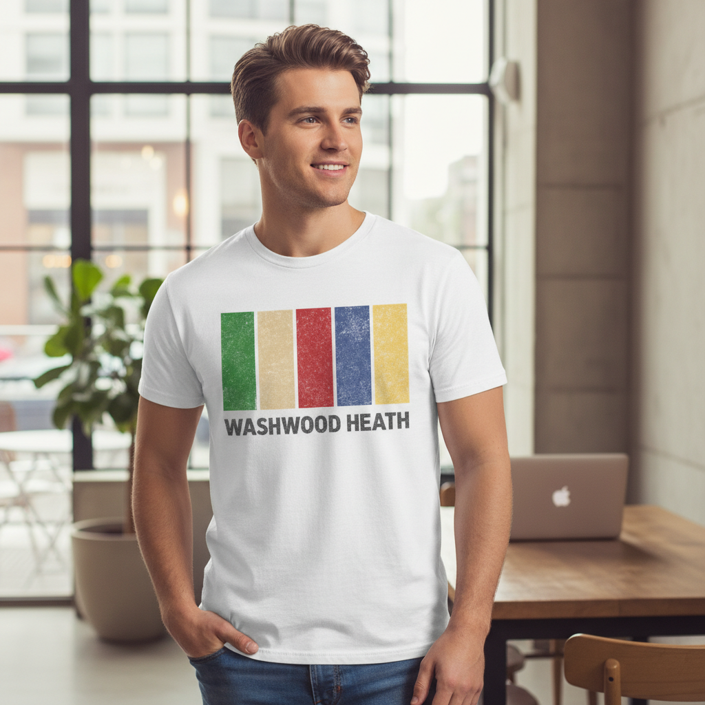 Washwood Heath - T-Shirt - Colour Block Design