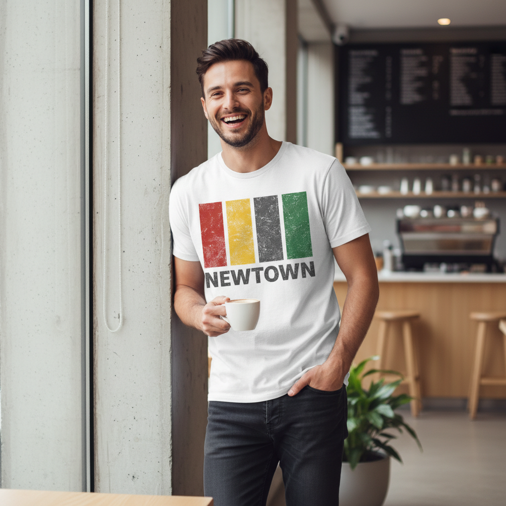 Newtown - T-Shirt - Colour Block Design