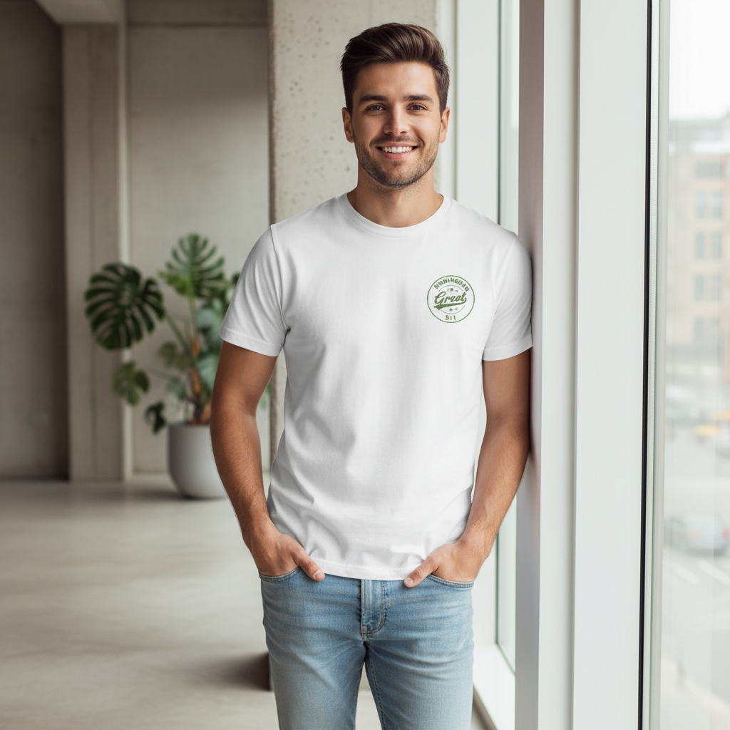 Greet - T-Shirt - B11 Vintage Stamp Design