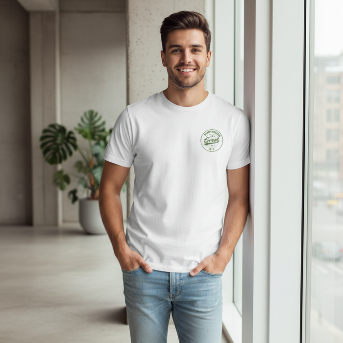 Greet - T-Shirt - B11 Vintage Stamp Design