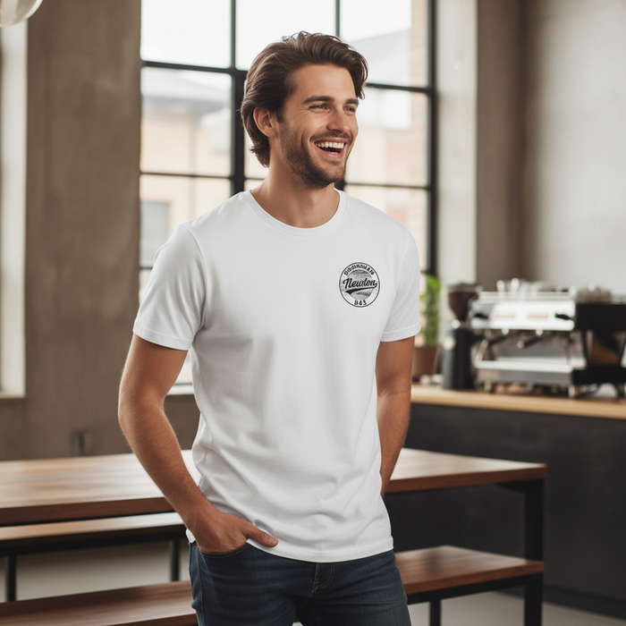 Newton - T-Shirt - B43 Vintage Stamp Design